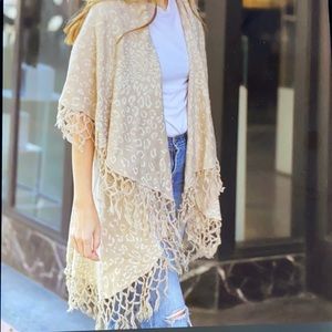SUPER DEAL on this lèRumi Designer Fringe Cardigan